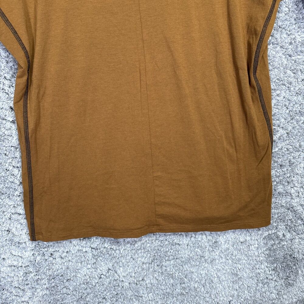 Universal Standard Knit Top Mustard Medium Dolman Sleeve Casual 1/2 Sleeve - Picture 12 of 13